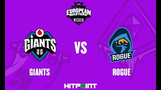 Vodafone Giants vs Rogue EC @ EU Masters Summer 2019 Quarterfinals 2019 GAME 1