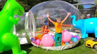 Катя все испортила!!! Kids play golf for children