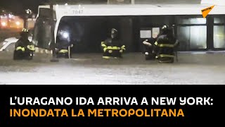 L’uragano Ida arriva a New York, inondata la metropolitana