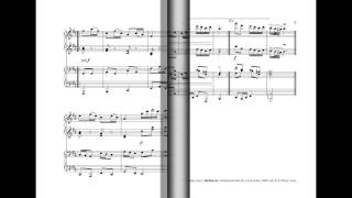 Bach - Badinerie - piano 4 hands