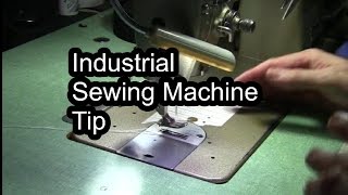 Industrial Sewing Machine Tip - Christopher Nejman