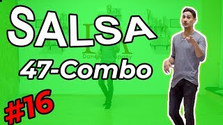 Salsa Footwork Tutorial 16: 47-Combo| Marius&Elena 2018