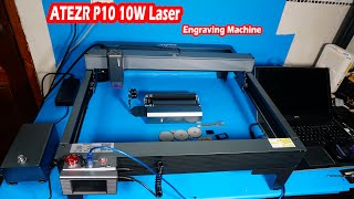 Review ATEZR P10 10W Laser Engraving Machine