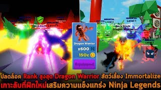 ปลดล็อค Rank สูงสุด Dragon Warrior เกาะลับที่ฝึกใหม่ Roblox