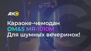 Караоке-чемодан OM&S MR-1010M. Для шумных вечеринок!