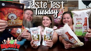 Tapatio Trio || Popcorn, Pickles & Jerky || Taste Test Tuesday