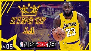 LEBRON VS ROCKETS ΣΗΜΕΙΩΣΑΤΕ... | KING OF LA #5 [NBA 2K18]