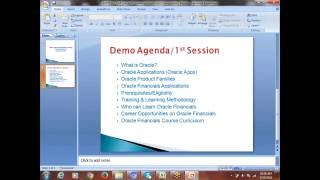 Oracle Financials Training