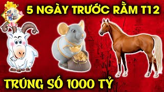 5 NGÀY TRƯỚC RẰM CÓ 3 CON GIÁP GẶP THỜI CẢI VẬN, THOÁT CƠN BĨ CỰC, TIỀN VỀ XỐI XẢ, GIÀU CÓ NHẤT VÙNG