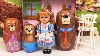 Boucle d'Or et les 3 Ours Conte de Fées Histoires de Poupées