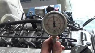 Запуск, тест давления масла двигателя D4CB 4675577 Starex CRDI