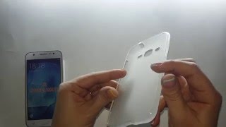 Чехол для Samsung J200H , J200 Galaxy J2, белый Силиконовый