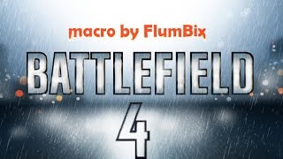 BATTLEFIELD 4 макросы (macro) AK-12, MX4, U-100 MK5 no recoil