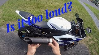 Installing the Radiant Short Pipe on 2014 Yamaha R6