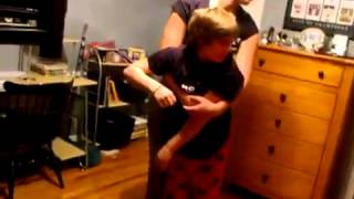 Beautiful Women Wrestling with Boy