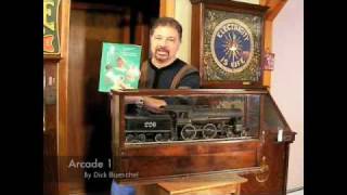 Coin-Op Smith Moving Model 1885 Locomotive Train Penny Arcade
