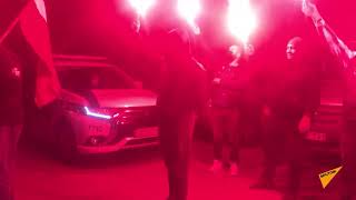 “Грузинский марш” устроил в центре Тбилиси огненное шоу - видео