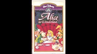 Opening to Alice in Wonderland 1995 VHS (Version #1)