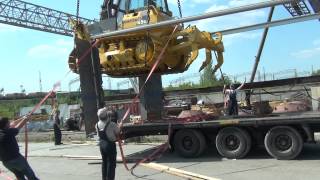 Разгрузка Komatsu D65