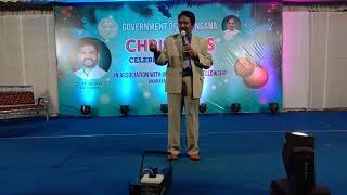 SHALEM MINISTRIES VKB || Directoer.D.Ravi Babu Speech.Governament United Christmas Vikarabad