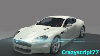 Blender 3D car speed model (Aston Martin DBS)