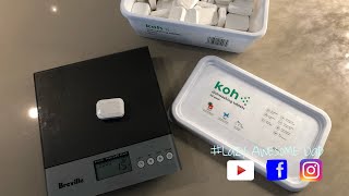 Unboxing and testing KOH new dishwasher tablet EkoWorx KOH  - Does it work?