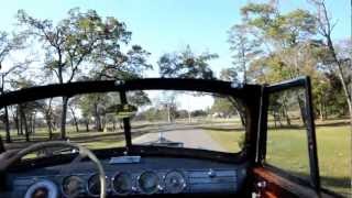 Taking an afternoon drive in the 1938 Packard Twelve 1608 Convertible Sedan