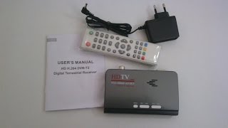 HD TV 1080p VGA+HDMI+AV OUT, DVB T T2 Receiver