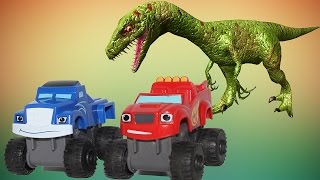 ВСПЫШ и ЧУДО МАШИНКИ Новая серия СТРАШНЫЙ ДИНОЗАВР Игрушки Вспыш Мультик про машинки от Tyomka TV