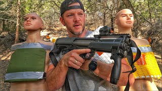 KelTec's New Tiny Shotty vs. Brilliantly Built Homemade Body Armor!!!
