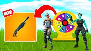 *NEW* LEGENDARY PUMP SHOTGUN WHEEL OF FORTUNE w/ Ssundee & Crainer - Fortnite Playground