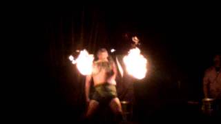 Fire Dancer at Westin Wailele Polynesian Luau