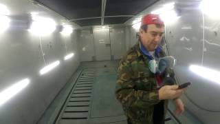 Симуляция удаления лакового тумана из покрасочной камеры по просьбе коллеги