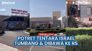 Potret Sejumlah Tentara Israel Terluka Diangkut ke Rumah Sakit, Militer Israel Makin Sedikit?