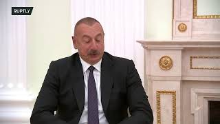 REFEED: Putin and Azerbaijan’s Aliyev hold talks in Moscow