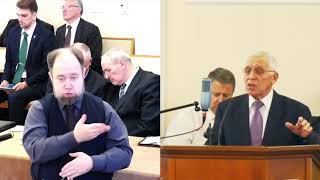 18.11.2018 Сурдоперевод - Не любите мира (Вениамин Наприенко) srm