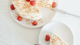 Клубничный торт на день рождения