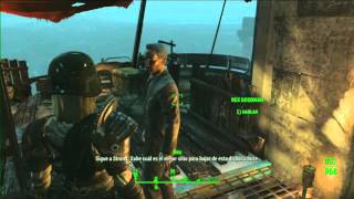 Fallout 4, gameplay Español parte 68, La llamada de auxilio por radio y los supermutantes