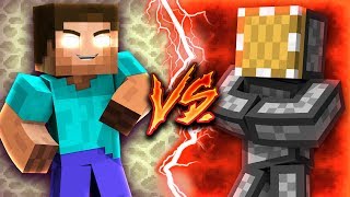 Herobrine VS Redstone Genius - Minecraft