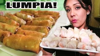 HOW TO MAKE LUMPIA, KINDA, I THINK! - #TastyTuesday