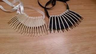Создание колье с помощью невидимок  ✔ ℳAℛίℕℰ DIY✔