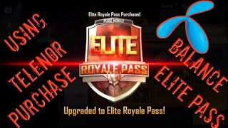 How To Buy Elite Pass Using Telenor Balance {PUBG MOBILE}