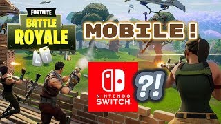 Fortnite MOBILE Gameplay & FREE Invite Codes! (Switch SOON?!)
