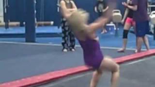 EMMA TRYING TO FIGURE OUT BACK HANDSPRING + ROUND OFF