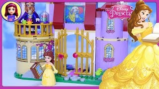LEGO Disney Princess Belle's Enchanted Castle Set Build Review Silly Play - Kids Toys