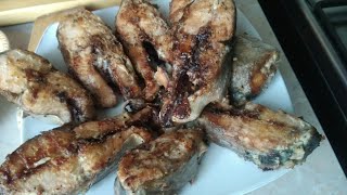 Горбуша жареная на сковороде гриль. Просто. Вкусно. Полезно.