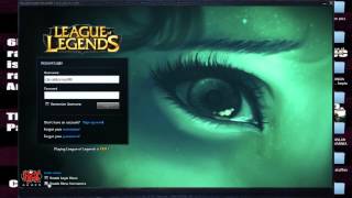 League of Legends Lucian login screen glitch