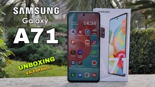 ¡YA LO TENGO! Samsung Galaxy A71 Unboxing en español ¡el REY HA LLEGADO!