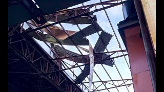 Разрушительный смерч обрушился на г. Рузаевка, Мордовия