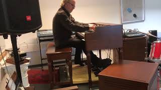 Pierre Swärd at The Hammond XK5 system